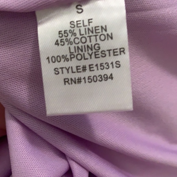 E’tophe Studios purple linen skirt small - Picture 3 of 4